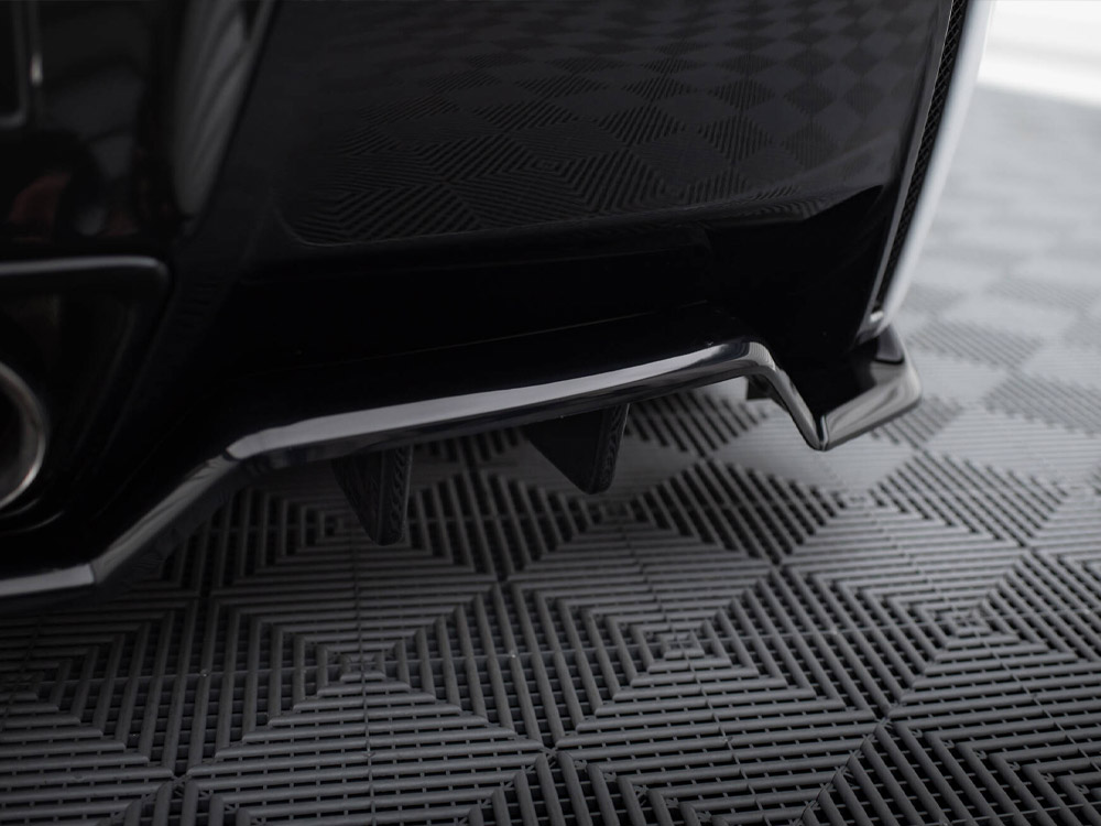 Maxton central rear splitter (vertical bars) + rear side splitters chevrolet corvette c7 6 Maxton central rear splitter (vertical bars) + rear side splitters chevrolet corvette c7 - image 6