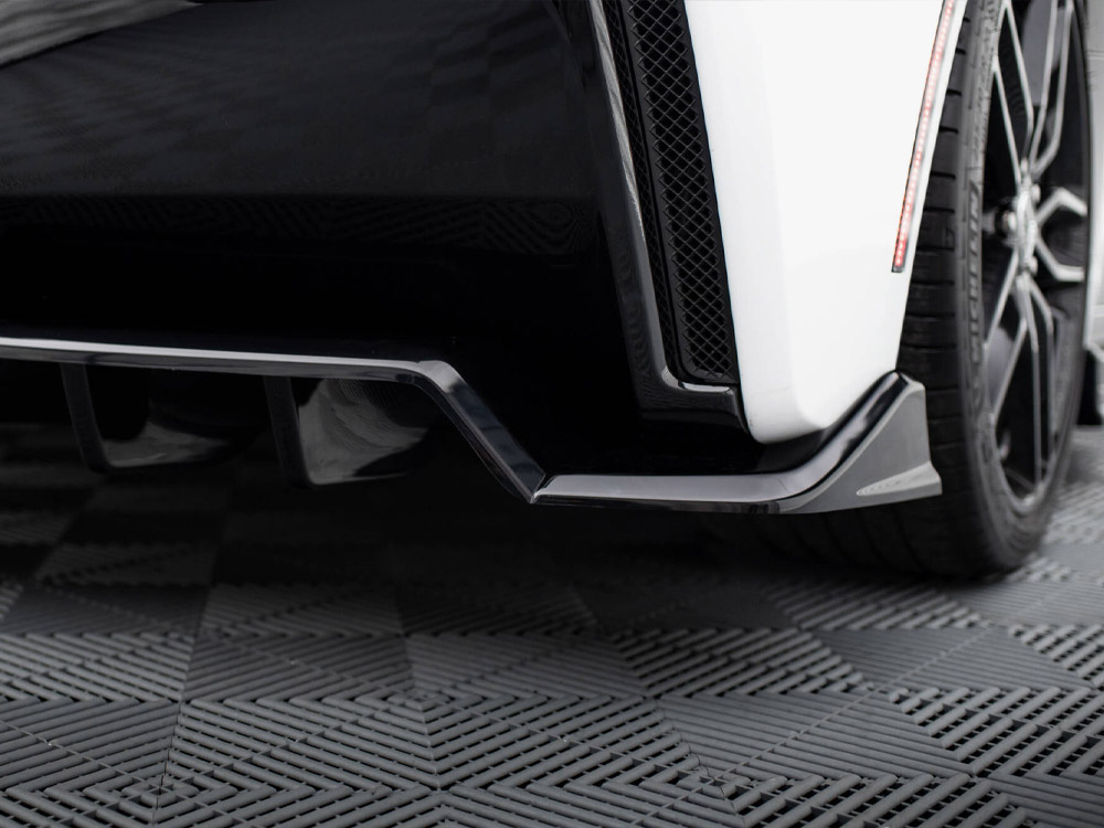 Maxton central rear splitter (vertical bars) + rear side splitters chevrolet corvette c7 7 Maxton central rear splitter (vertical bars) + rear side splitters chevrolet corvette c7 - image 7