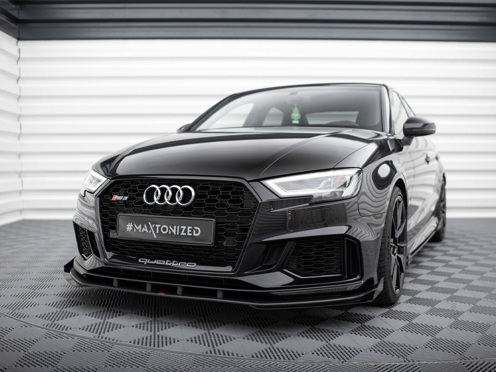 Maxton front flaps audi rs3 saloon 8v facelift models 2 Maxton front flaps audi rs3 saloon 8v facelift models - image 2