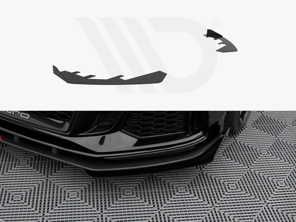 Maxton front flaps audi rs3 saloon 8v facelift models 1 Maxton front flaps audi rs3 saloon 8v facelift models