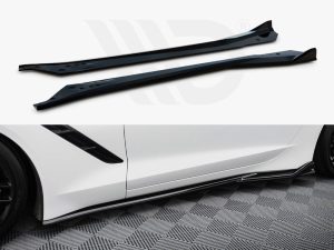 Maxton Side Skirts Diffusers V2 Chevrolet Corvette C7