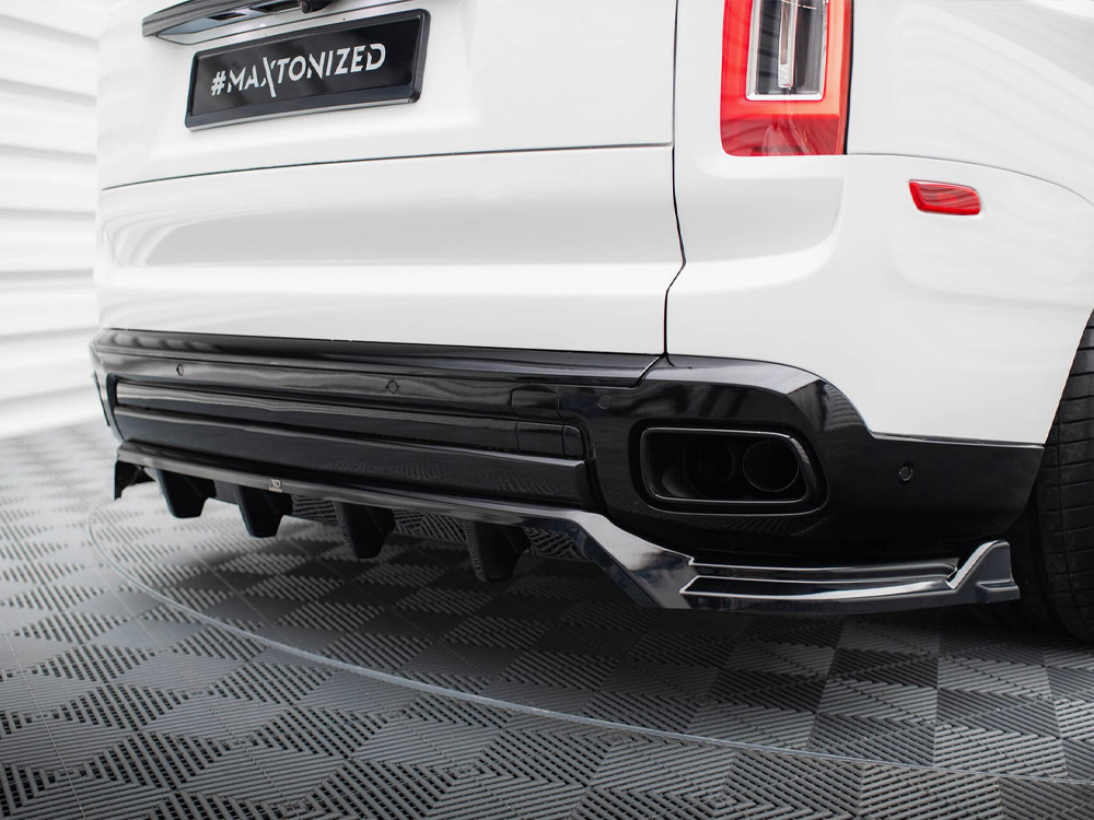 Maxton central rear splitter (vertical bars) rolls-royce cullinan 4 Maxton central rear splitter (vertical bars) rolls-royce cullinan - image 4