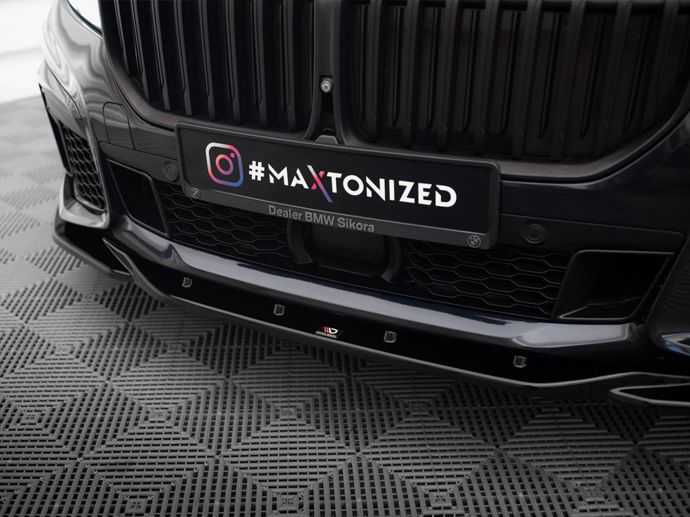 Maxton front splitter v3 bmw 7 series m-pack g11/g12 facelift models 4 Maxton front splitter v3 bmw 7 series m-pack g11/g12 facelift models - image 4