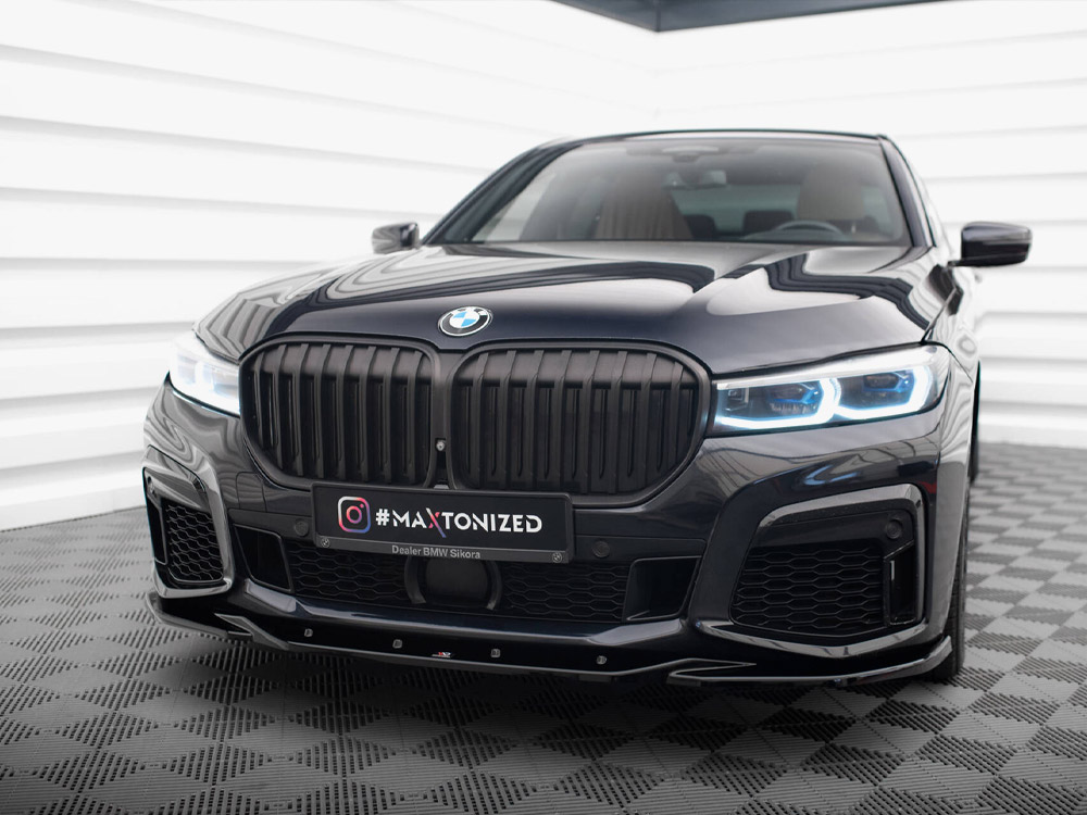 Maxton front splitter v3 bmw 7 series m-pack g11/g12 facelift models 2 Maxton front splitter v3 bmw 7 series m-pack g11/g12 facelift models - image 2