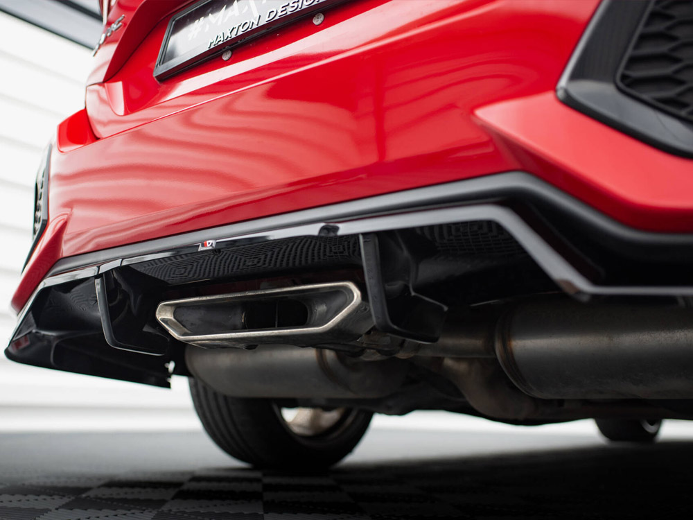 Maxton central rear splitter (vertical bars) honda civic si mk10 5 Maxton central rear splitter (vertical bars) honda civic si mk10 - image 5