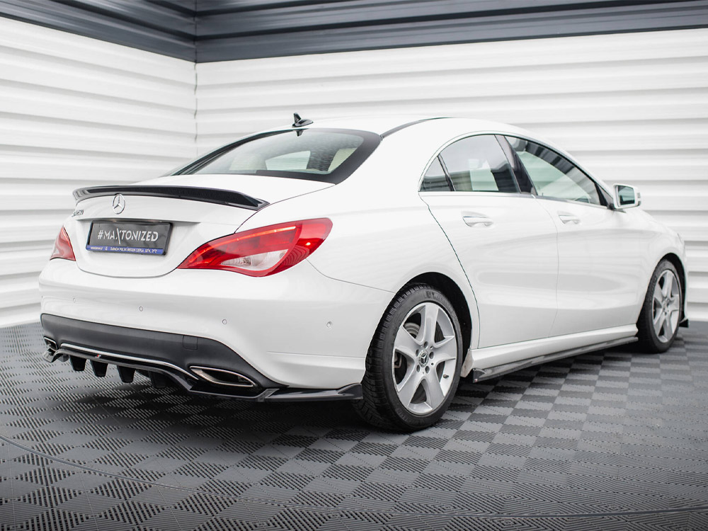 Maxton rear splitter (vertical bars) mercedes-benz cla c117 facelift models 2 Maxton rear splitter (vertical bars) mercedes-benz cla c117 facelift models - image 2