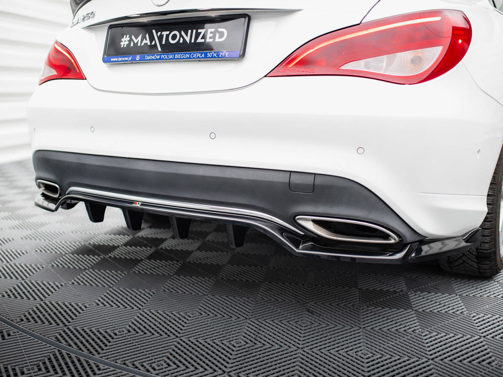 Maxton rear splitter (vertical bars) mercedes-benz cla c117 facelift models 3 Maxton rear splitter (vertical bars) mercedes-benz cla c117 facelift models - image 3