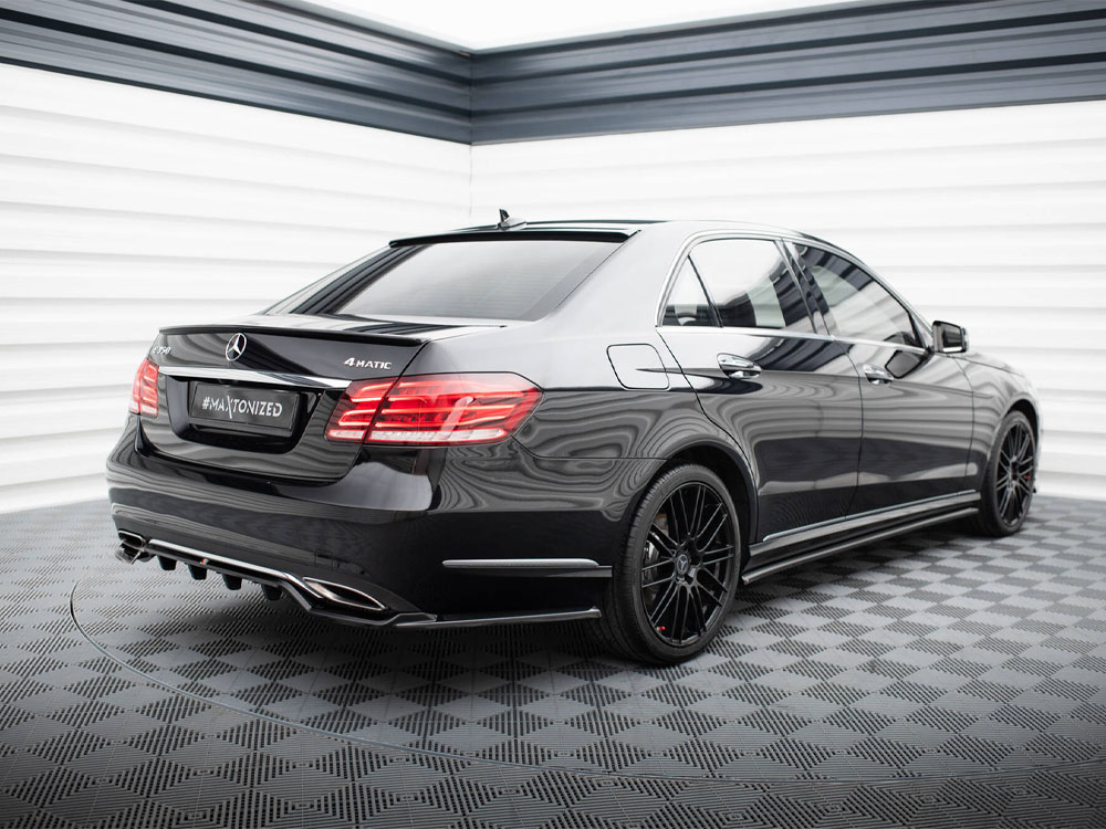 Maxton rear splitter (vertical bars) mercedes-benz e w212 facelift models 2 Maxton rear splitter (vertical bars) mercedes-benz e w212 facelift models - image 2