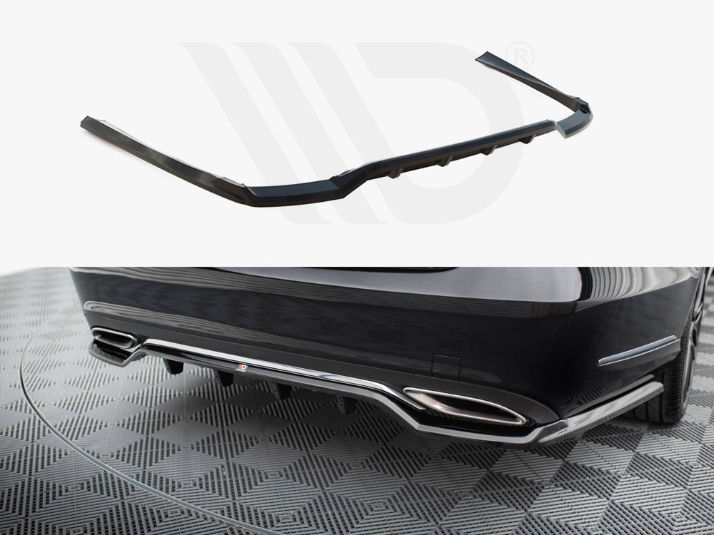 Maxton rear splitter (vertical bars) mercedes-benz e w212 facelift models 1 Maxton rear splitter (vertical bars) mercedes-benz e w212 facelift models