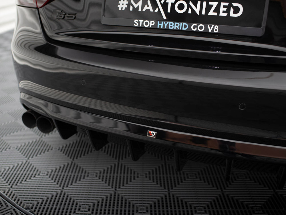 Maxton rear valance audi a5 coupe/cabrio s-line 8t (single side dual exhaust version) 6 Maxton rear valance audi a5 coupe/cabrio s-line 8t (single side dual exhaust version) - image 6