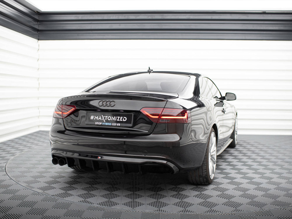 Maxton rear valance audi a5 coupe/cabrio s-line 8t (single side dual exhaust version) 2 Maxton rear valance audi a5 coupe/cabrio s-line 8t (single side dual exhaust version) - image 2