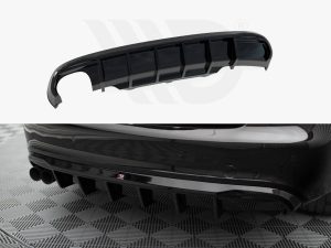 Maxton Rear Valance Audi A5 Coupe/Cabrio S-Line 8T (Single Side Dual Exhaust Version)