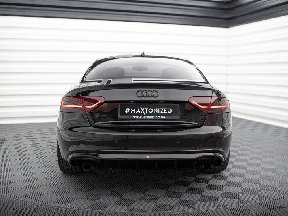 Maxton rear valance audi a5 coupe/cabrio s-line 8t (version with single exhausts on both sides) 2 Maxton rear valance audi a5 coupe/cabrio s-line 8t (version with single exhausts on both sides) - image 2