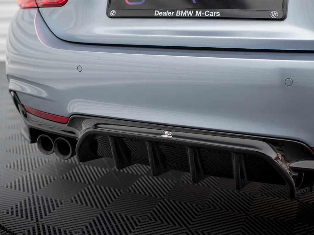Maxton rear valance bmw 4 series coupe/gran coupe/cabrio m-pack f32/f36/f33 (version with dual exhausts on both sides) 4 Maxton rear valance bmw 4 series coupe/gran coupe/cabrio m-pack f32/f36/f33 (version with dual exhausts on both sides) - image 4