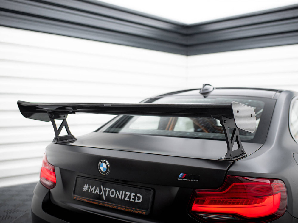 Maxton carbon spoiler with external brackets uprights bmw m2 f87 4 Maxton carbon spoiler with external brackets uprights bmw m2 f87 - image 4