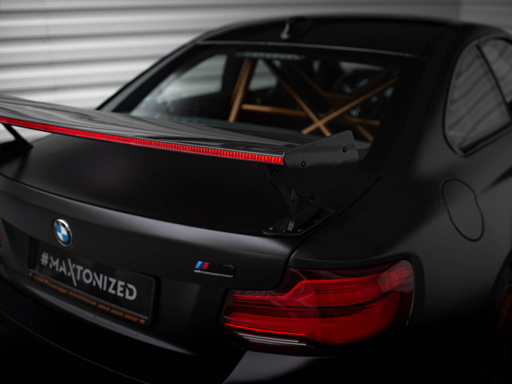 Maxton carbon spoiler with external brackets uprights + led for bmw m2 f87 20 Maxton carbon spoiler with external brackets uprights + led for bmw m2 f87 - image 20