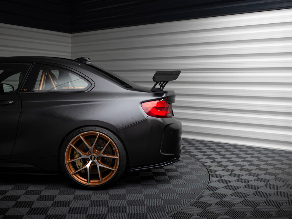 Maxton carbon spoiler with external brackets uprights + led for bmw m2 f87 16 Maxton carbon spoiler with external brackets uprights + led for bmw m2 f87 - image 16