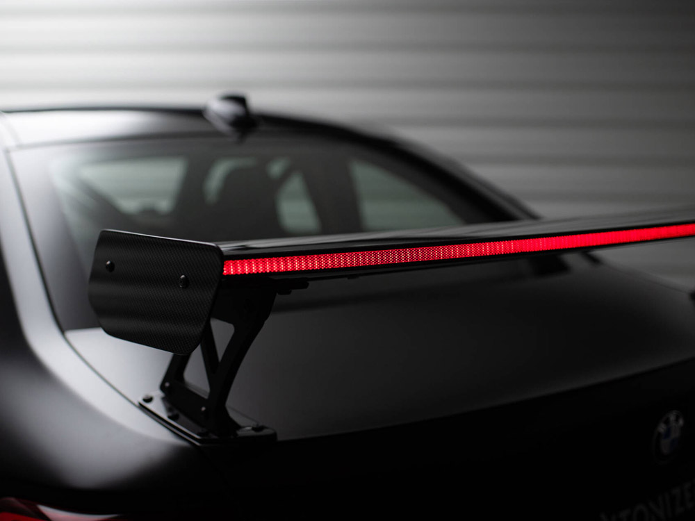 Maxton carbon spoiler with external brackets uprights + led for bmw m2 f87 18 Maxton carbon spoiler with external brackets uprights + led for bmw m2 f87 - image 18