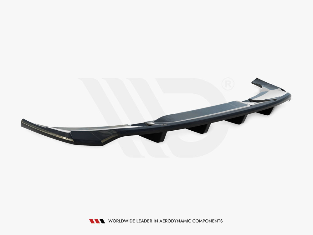 Maxton central rear splitter (vertical bars) audi e-tron s-line 6 Maxton central rear splitter (vertical bars) audi e-tron s-line - image 6
