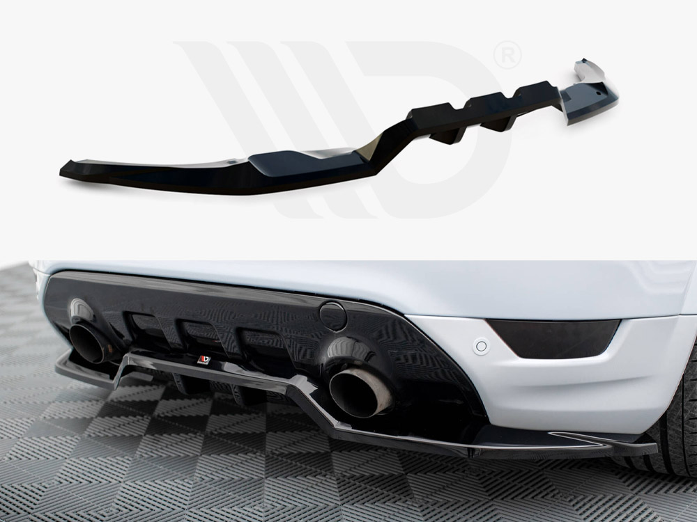 Maxton central rear splitter (vertical bars) ford kuga st mk1 1 Maxton central rear splitter (vertical bars) ford kuga st mk1