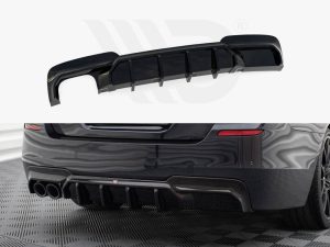 Maxton Rear Valance V2 BMW 5 Series M-Pack F10/F11 (Version with Double Exhaust on One Side)