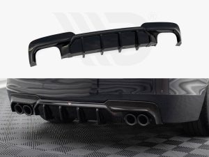 Maxton Rear Valance V2 BMW 5 Series M-Pack F10/F11 (Version with Two Double Exhausts)