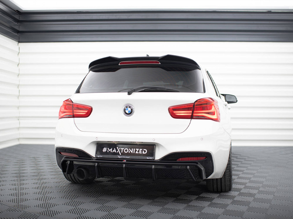 Maxton rear valance v3 bmw 1 series m-pack f20 facelift models (version with single exhaust on one side) 2 Maxton rear valance v3 bmw 1 series m-pack f20 facelift models (version with single exhaust on one side) - image 2