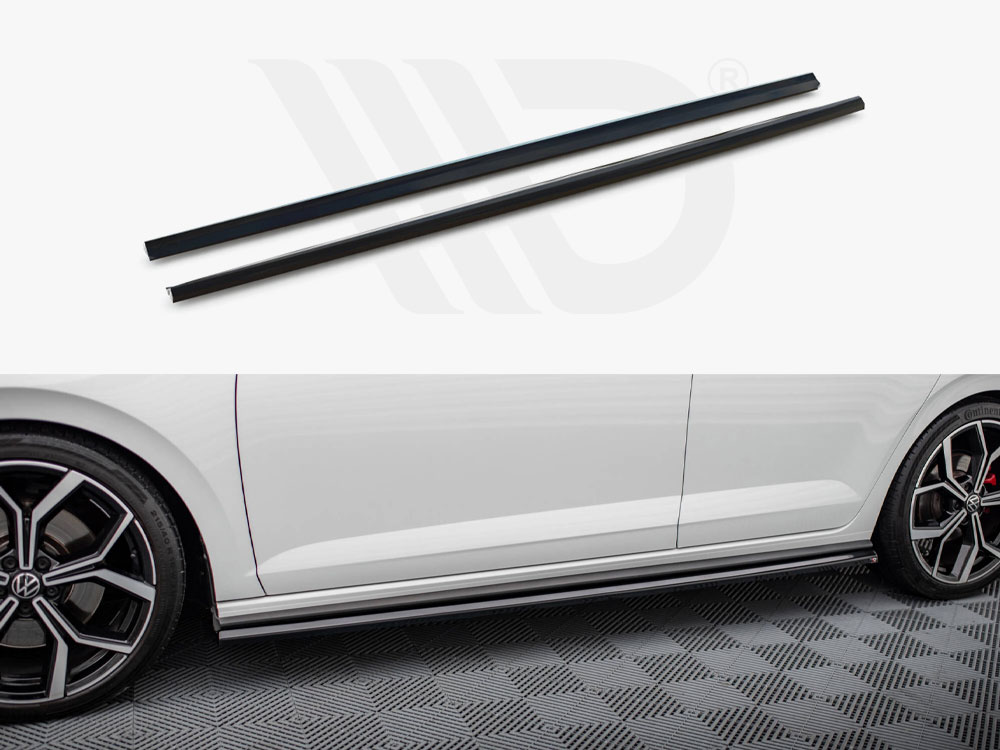 Maxton side skirts diffusers volkswagen polo gti mk6 facelift models 1 Maxton side skirts diffusers volkswagen polo gti mk6 facelift models