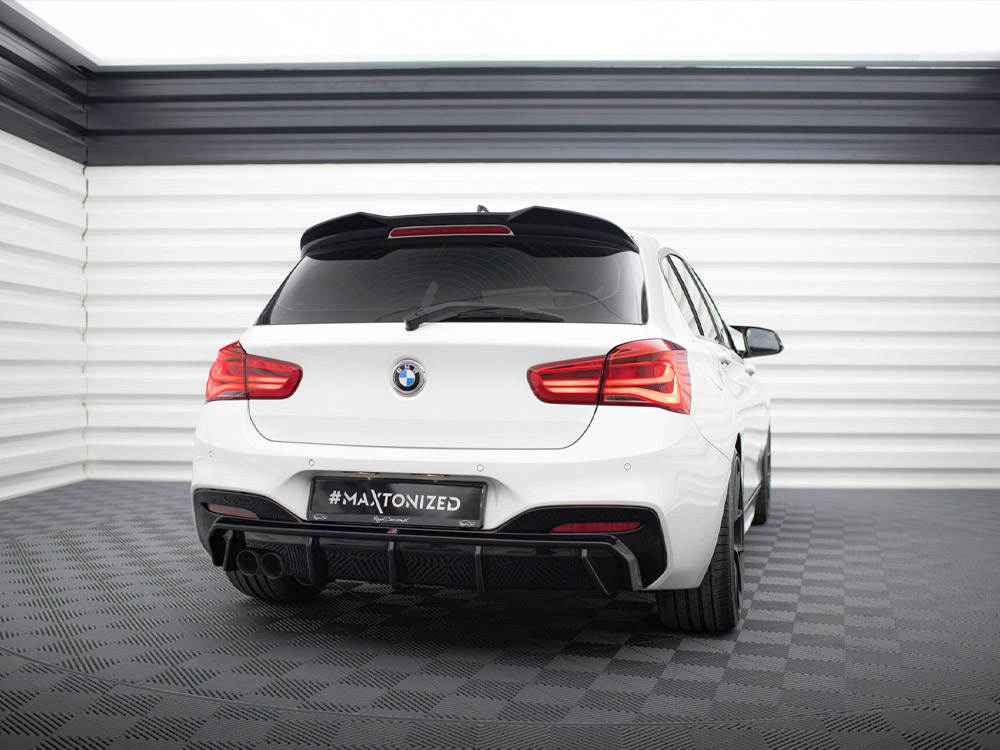 Maxton rear valance v3 bmw 1 series m-pack f20 facelift models (single side dual exhaust version) 2 Maxton rear valance v3 bmw 1 series m-pack f20 facelift models (single side dual exhaust version) - image 2