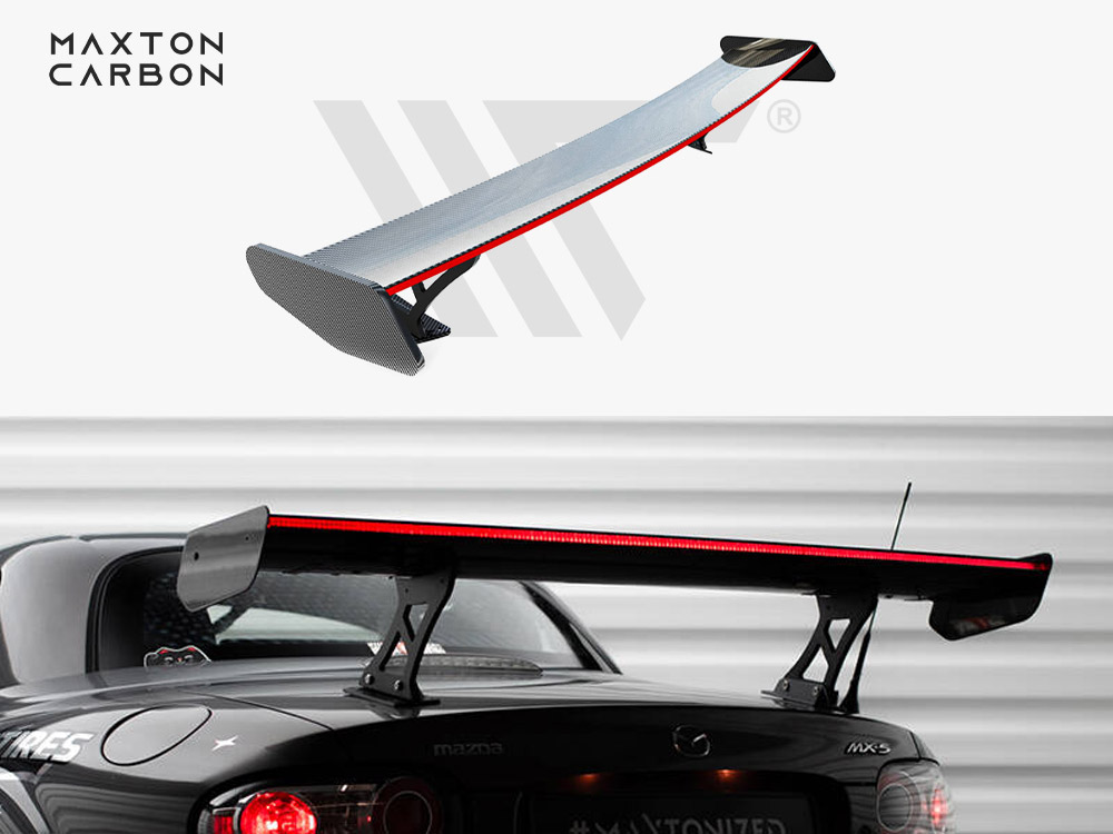 Maxton carbon spoiler with led for mazda mx5 hardtop nc (mk3) 1 Maxton carbon spoiler with led for mazda mx5 hardtop nc (mk3)
