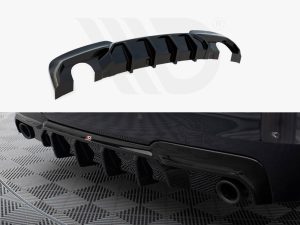 Maxton Rear Valance V2 BMW 5 Series M-Pack F10/F11 (Version with Two Single Exhausts)