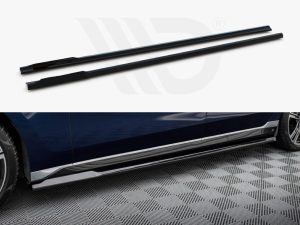 Maxton Side Skirts Diffusers BMW 750e M-Pack G70