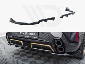 Maxton Central Rear Splitter (Vertical Bars) BMW XM G09