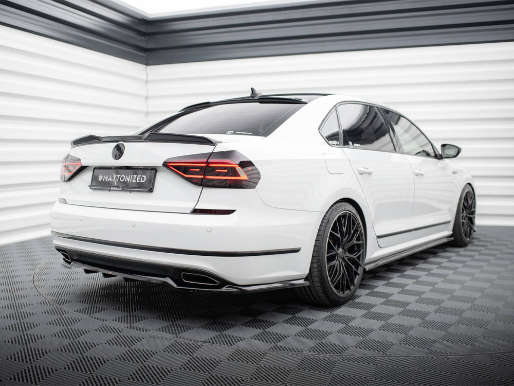 Maxton rear splitter (vertical bars) volkswagen passat gt b8 facelift models (usa) 2 Maxton rear splitter (vertical bars) volkswagen passat gt b8 facelift models (usa) - image 2