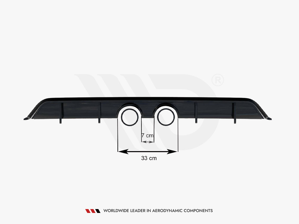 Maxton rear valance v2 volkswagen scirocco mk3 (r32 exhaust) 9 Maxton rear valance v2 volkswagen scirocco mk3 (r32 exhaust) - image 9