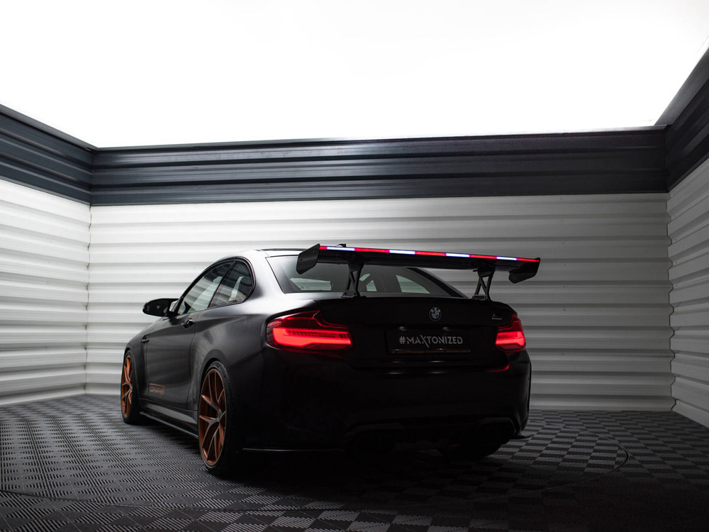 Maxton carbon spoiler with internal brackets uprights + led bmw m2 f87 17 Maxton carbon spoiler with internal brackets uprights + led bmw m2 f87 - image 17