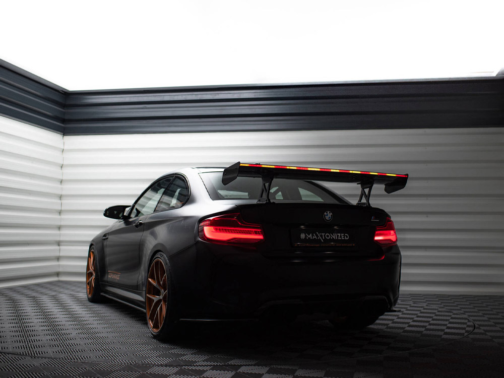 Maxton carbon spoiler with internal brackets uprights + led bmw m2 f87 18 Maxton carbon spoiler with internal brackets uprights + led bmw m2 f87 - image 18