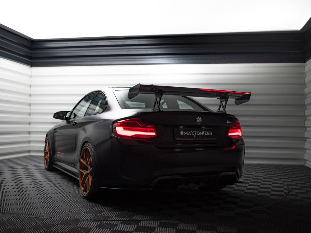 Maxton carbon spoiler with internal brackets uprights + led bmw m2 f87 19 Maxton carbon spoiler with internal brackets uprights + led bmw m2 f87 - image 19
