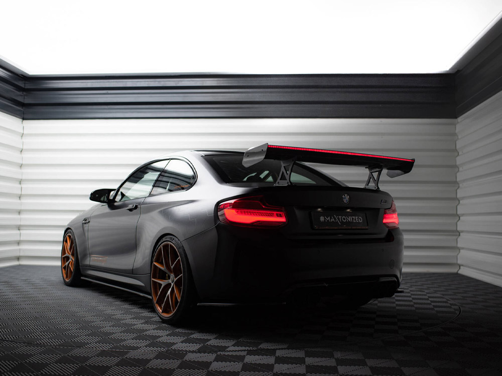 Maxton carbon spoiler with internal brackets uprights + led bmw m2 f87 12 Maxton carbon spoiler with internal brackets uprights + led bmw m2 f87 - image 12