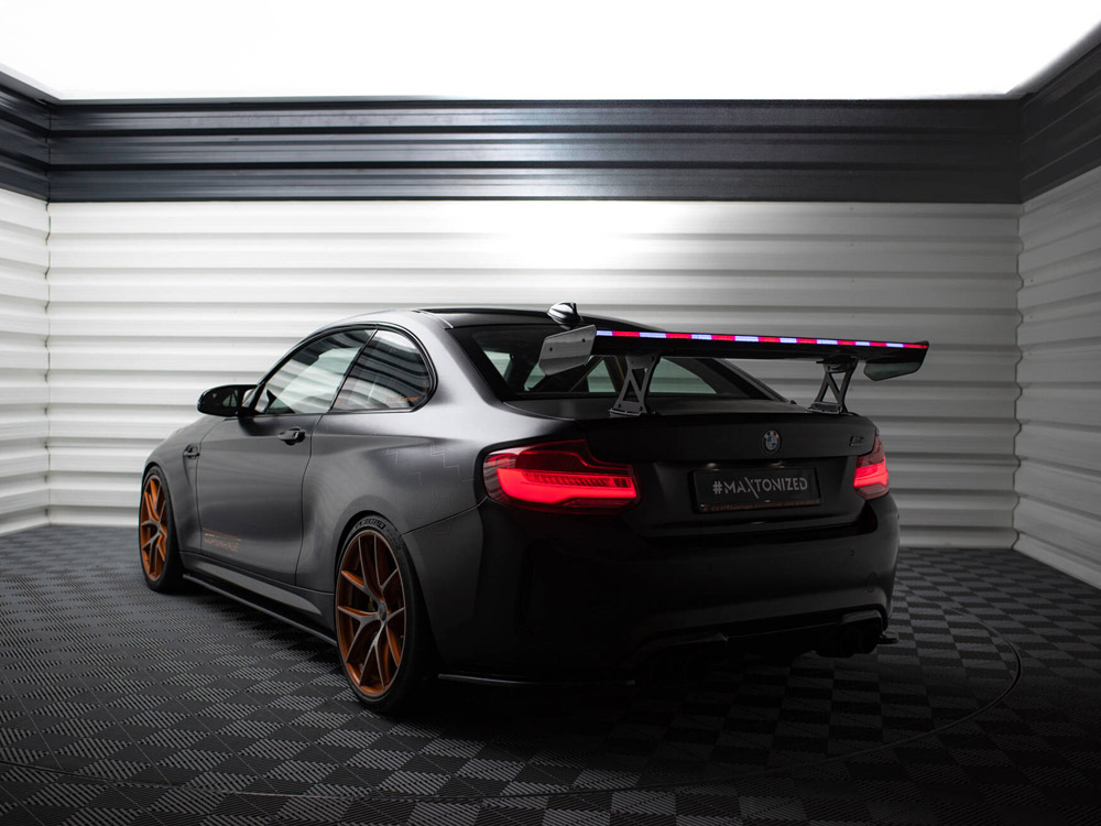 Maxton carbon spoiler with internal brackets uprights + led bmw m2 f87 14 Maxton carbon spoiler with internal brackets uprights + led bmw m2 f87 - image 14