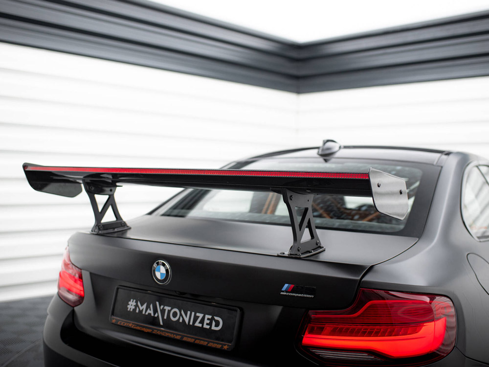 Maxton carbon spoiler with internal brackets uprights + led bmw m2 f87 5 Maxton carbon spoiler with internal brackets uprights + led bmw m2 f87 - image 5