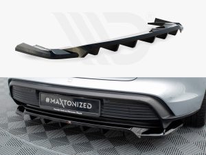 Maxton Rear Splitter (Vertical Bars) Porsche Taycan / Taycan 4 / Taycan 4S / Taycan GTS Mk1