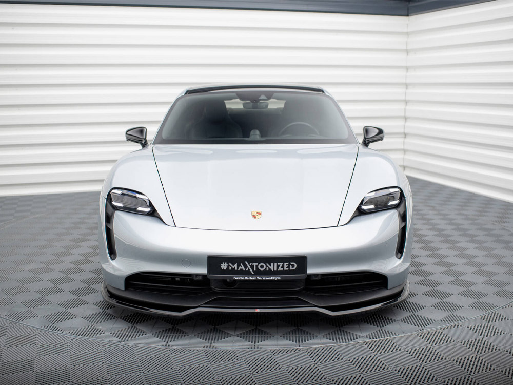 Maxton front splitter porsche taycan / taycan 4 / taycan 4s / taycan gts mk1 3 Maxton front splitter porsche taycan / taycan 4 / taycan 4s / taycan gts mk1 - image 3