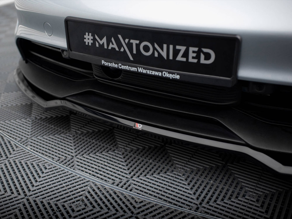 Maxton front splitter porsche taycan / taycan 4 / taycan 4s / taycan gts mk1 4 Maxton front splitter porsche taycan / taycan 4 / taycan 4s / taycan gts mk1 - image 4