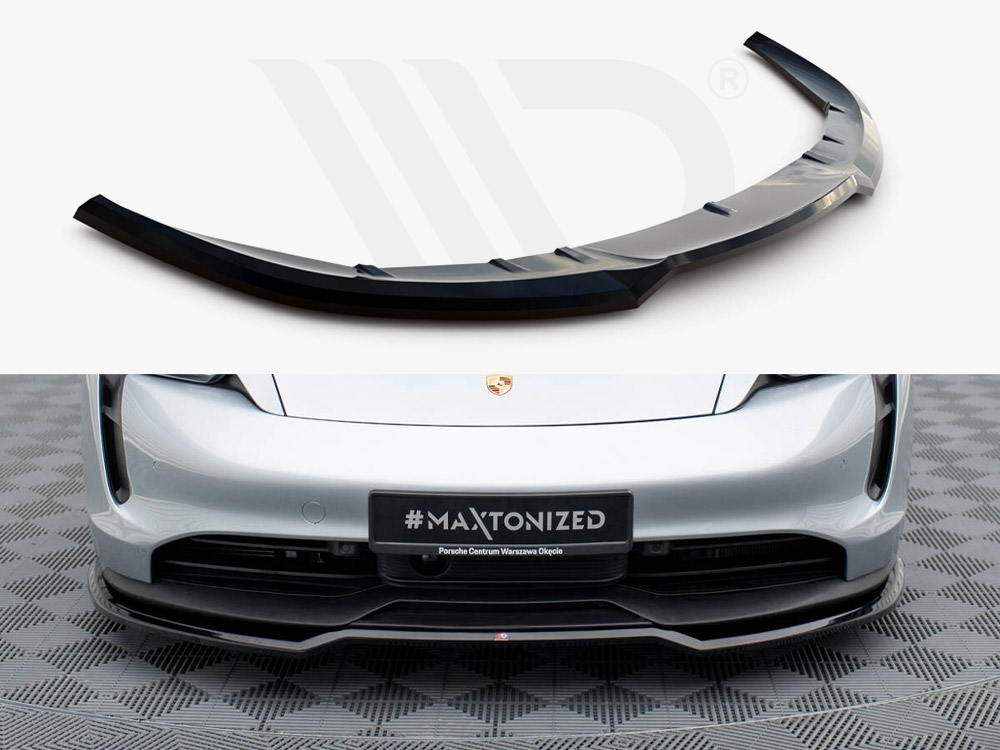 Maxton front splitter porsche taycan / taycan 4 / taycan 4s / taycan gts mk1 1 Maxton front splitter porsche taycan / taycan 4 / taycan 4s / taycan gts mk1