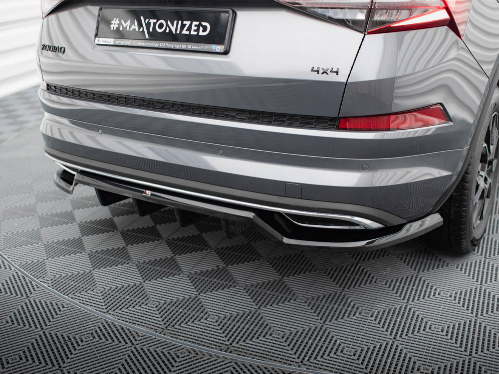 Maxton rear splitter (vertical bars) skoda kodiaq sportline mk1 facelift models 3 Maxton rear splitter (vertical bars) skoda kodiaq sportline mk1 facelift models - image 3