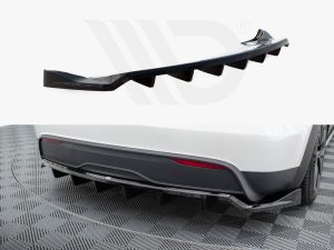 Maxton Rear Splitter (Vertical Bars) Tesla Model X Mk1 Facelift Models