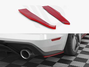 Maxton Rear Side Splitters V2 Ford Mustang Mk6 Facelift Models