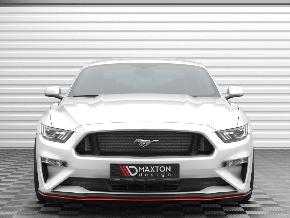 Maxton front splitter v2 ford mustang mk6 facelift models 2 Maxton front splitter v2 ford mustang mk6 facelift models - image 2