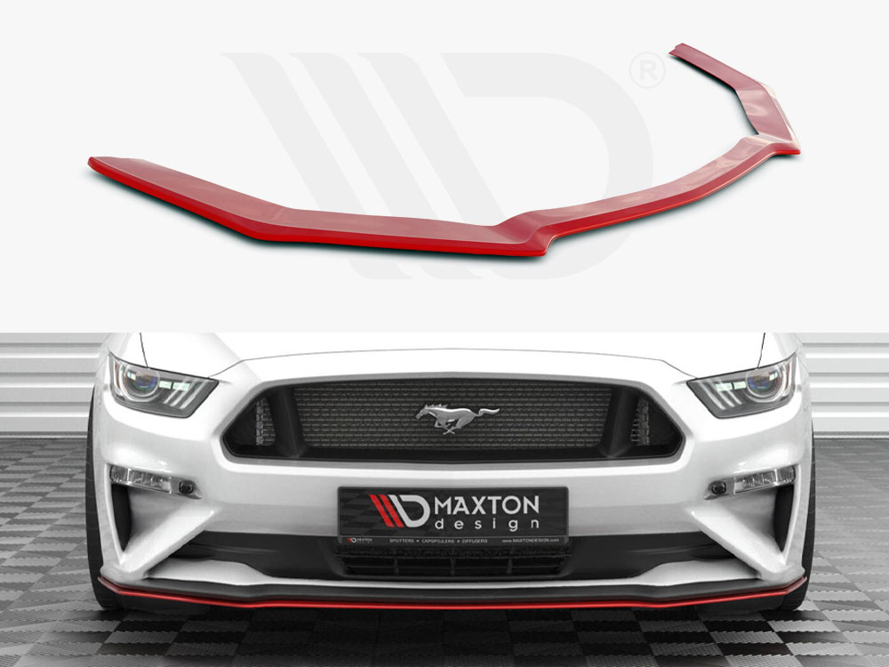 Maxton front splitter v2 ford mustang mk6 facelift models 1 Maxton front splitter v2 ford mustang mk6 facelift models